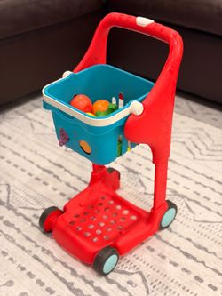 Cart with fruit basket