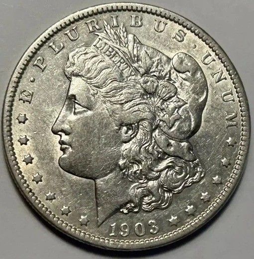 1903 S Morgan Silver Dollar Almost Uncirculated