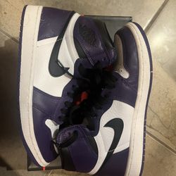 JORDAN 1 Court Purple 9.5