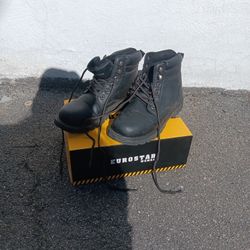 Eurostar Steeltoe Black Boots