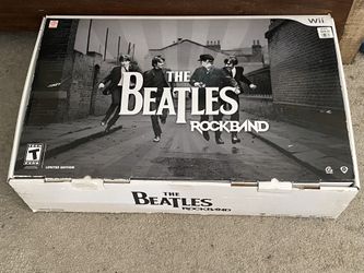 WII The Beatles Rick Band Video Game Set