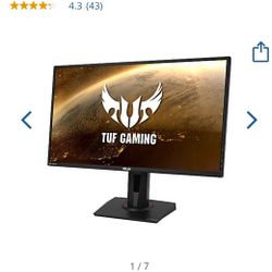 ASUS TUF Gaming Monitor HDR 1080P de 27 pulgadas (VG279QM1A) - Full HD (1920 x 1080), 280Hz, 1ms, IPS rápido, sincronización de desenfoque de movimien