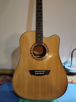Washburn wd10ce acoustic guitar