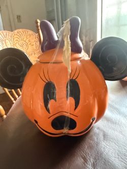 Minnie pumpkin Canister