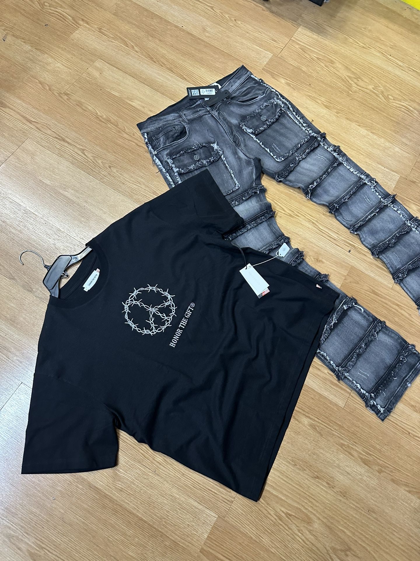 New Stacked Jeans New Shirt