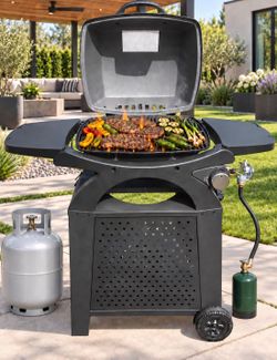 New in box camping bbq grill propane