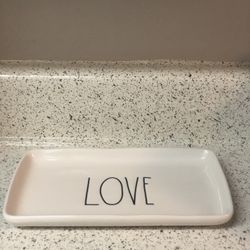 RAE DUNN LOVE TRAY