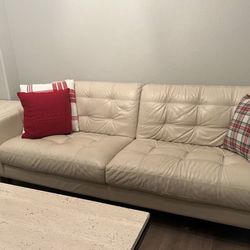 Pezley Leather Couch