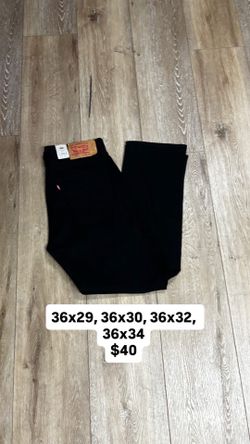Levi 501s Black