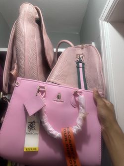 tote and carry purse set