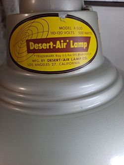 Vintage Desert-Air Heat Lamp