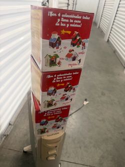 Christmas Village Light & Music Collectible Set