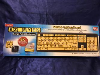 EZ EYES Keyboard NEW