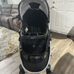 Stroller, Car Seat And Free Gift of Small Foldable  Storeler