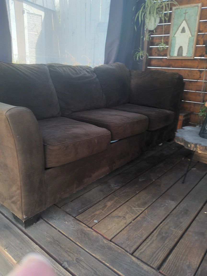 Brown Sectional Free
