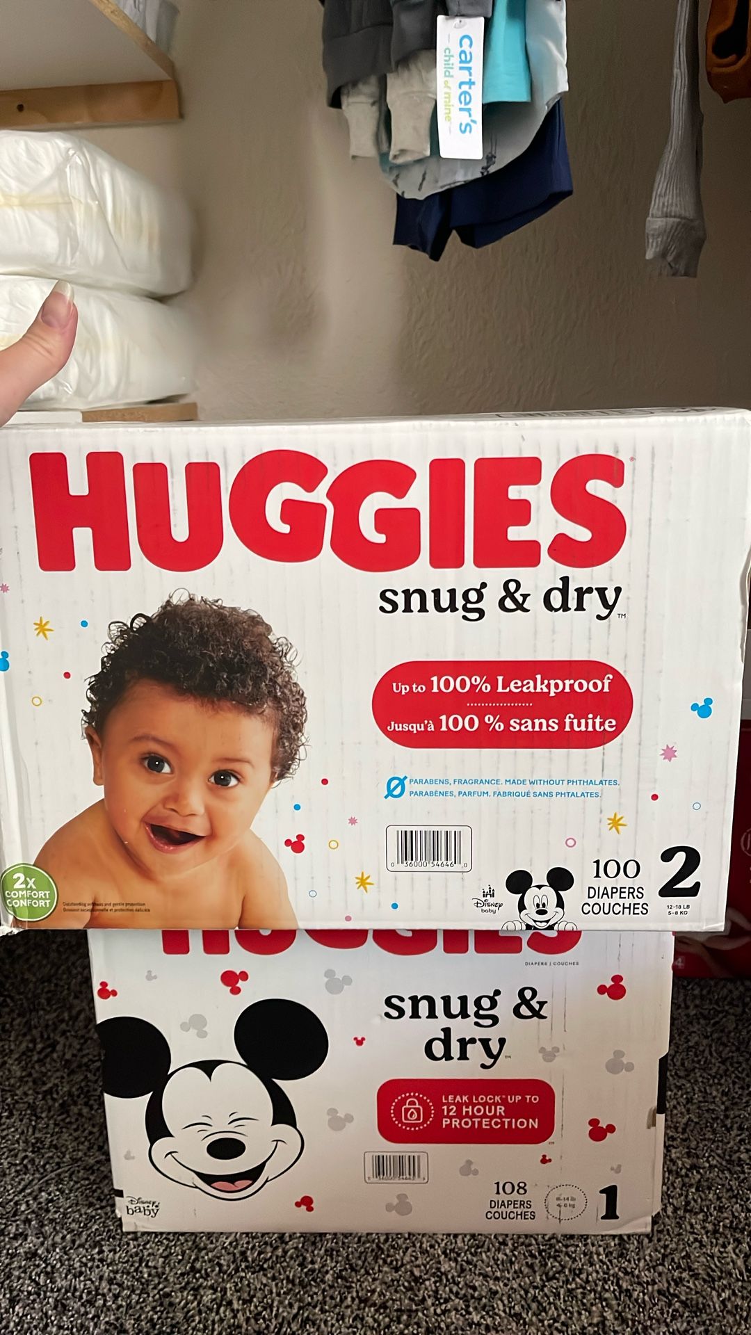 Huggies snug & dry Size 2 (100 Diapers)