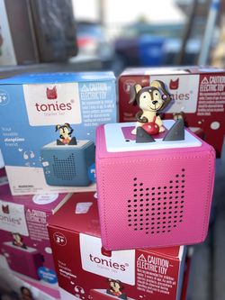 Toniebox 1 Audio Player Starter Set with Playtime Puppy - Listen, Learn, and Play with One Huggable