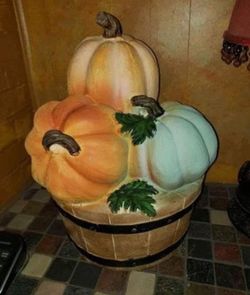 Pumpkins Harvest Ceramic 