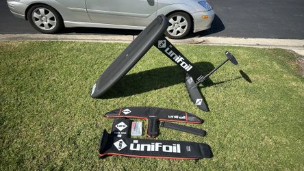 Unifoil and JS full carbon complete surf prone foil hydrofoil set board from back wing mast case New