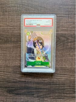 2025 One Piece Op12 EN Alternate Art #031 Tashigi PSA 10 GEM MINT