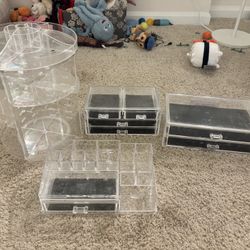 Acrylic Makeup Organizers 