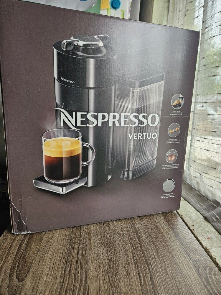 Brand New Nespresso Vertuo Evoluo Deluxe Titan – Unopened Box - $150