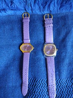 Joan Rivers Leather Watches