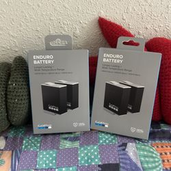 GoPro Enduro Rechargeable Battery Bundle – 2x 2-Packs (ADBAT-211) (4 batteries total) | Unopened