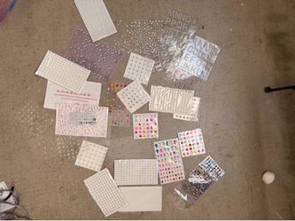Rave accessories - hair/face gems