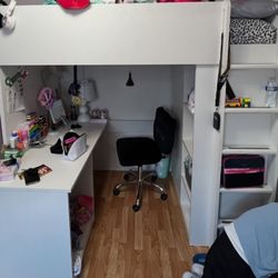 Bunk bed With Desk 