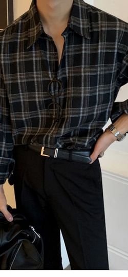 Plaid Pattern Shirt