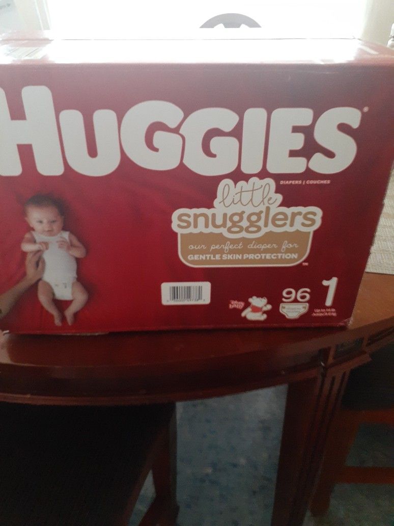 New 96 diapers size 1