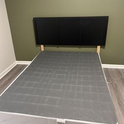 Queen Bed Frame And Box spring 