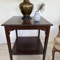 Wood End Table