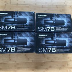 Shure SM7B Dynamic Pro Mic (NEW-Sealed!)