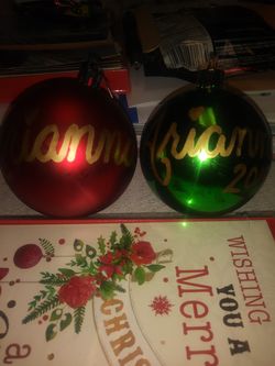 Personnalized bulbs $5 each I supply the bulb.