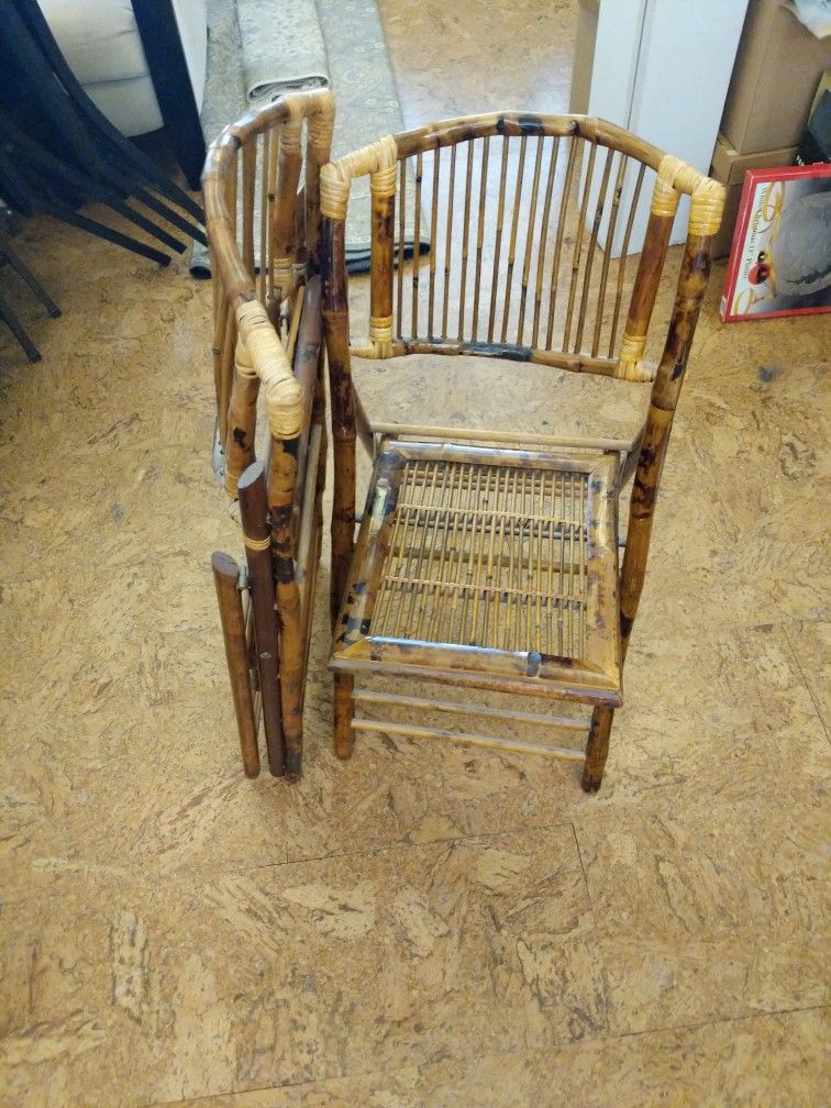 Two Folding Chairs