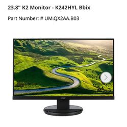 It’s Available-Acer 24” Monitor-New In Box