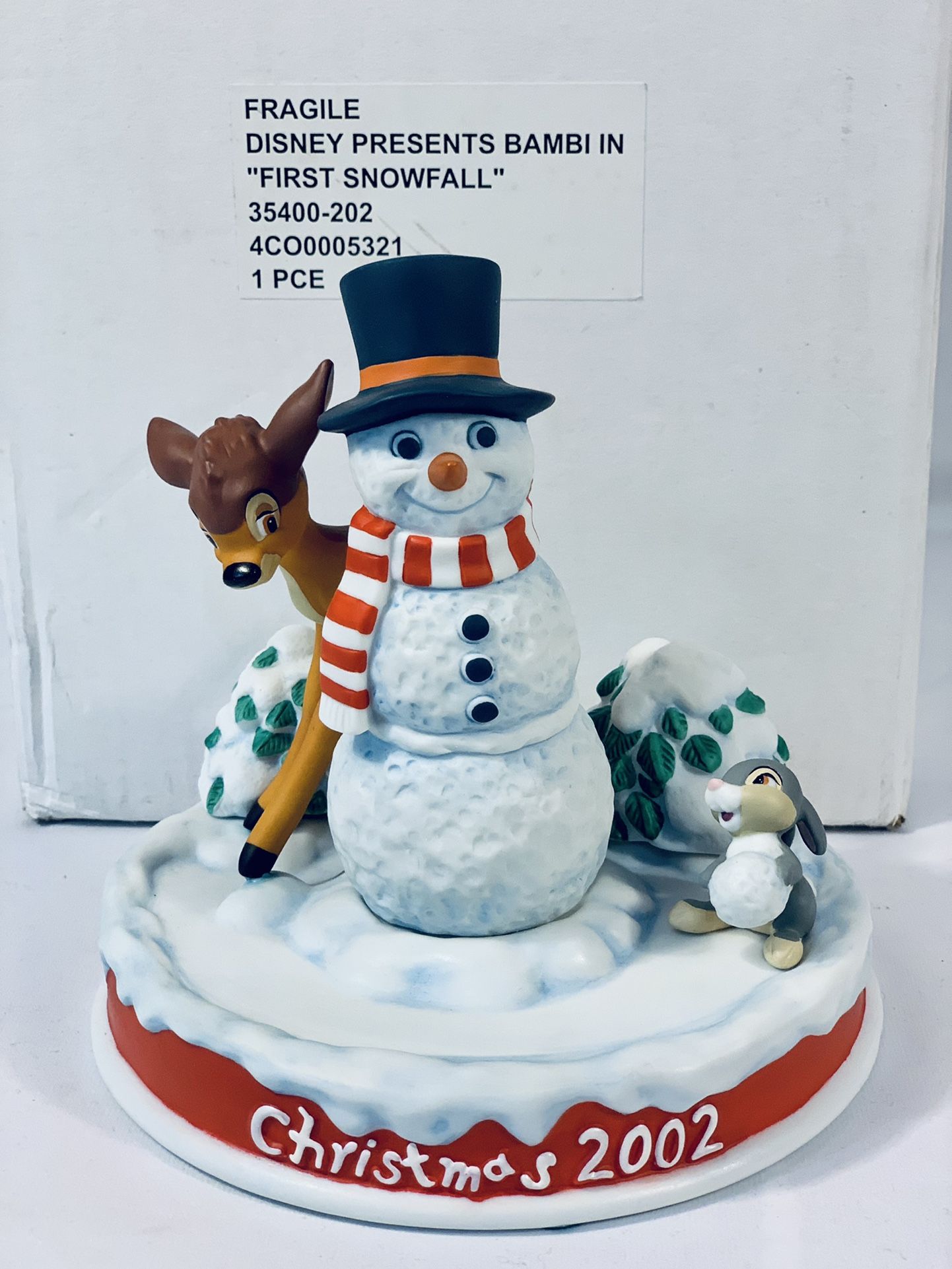 Vintage Disney Christmas Statues By Grolier Mickey Mouse 