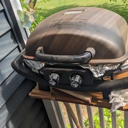 Grill And Propane Tank