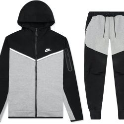 Black And Gray Nike Tech 