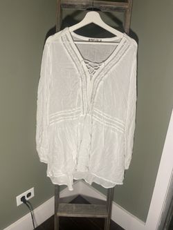 Seven7 2X Boho Blouse 