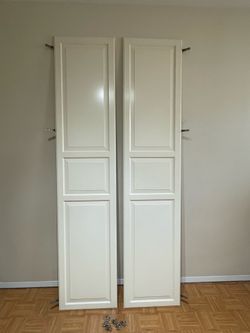 IKEA PAX BERGSBO White Doors (2) + Soft-Close Hinges