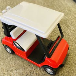 Red Miniature Golf Cart 