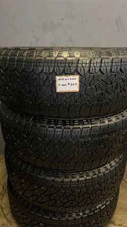 🛞SET OF 4 USED TIRES🛞 275/60/20 GOODYEAR AT **LIKE NEW**