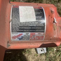 10 inch magnum compound miter saw 