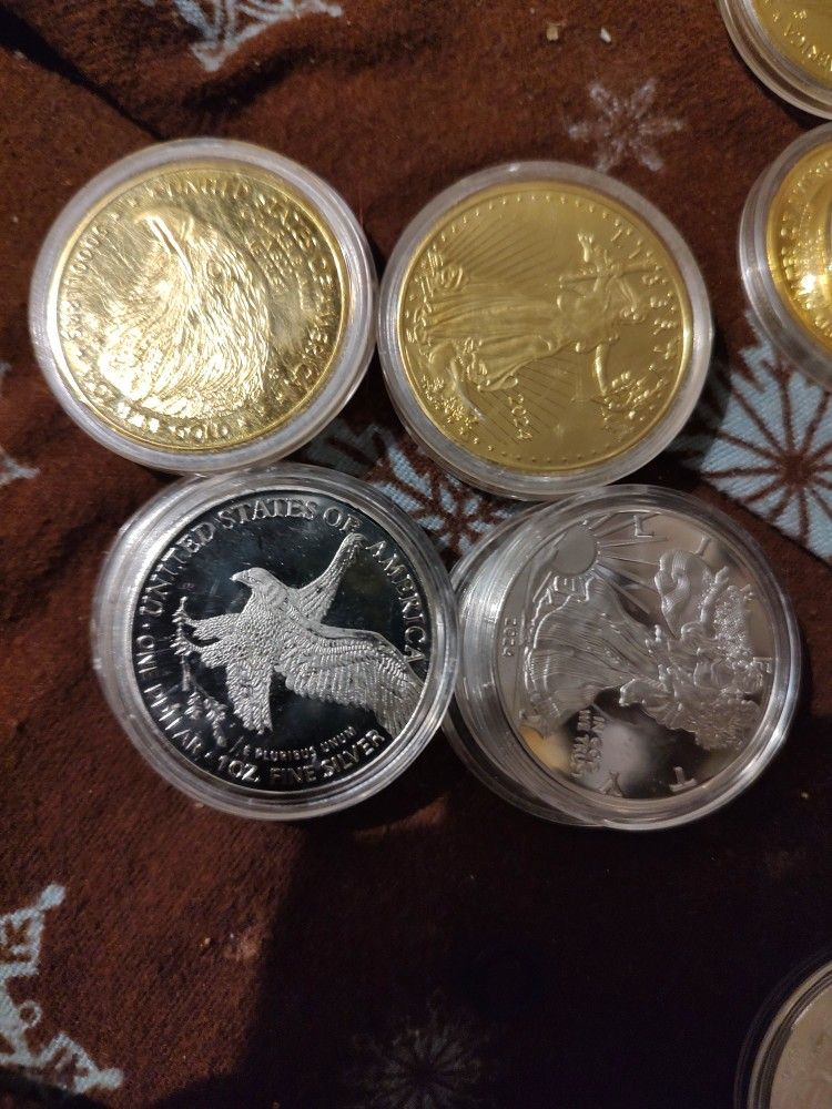 .999 1 Ounce Gold Eagles 2024