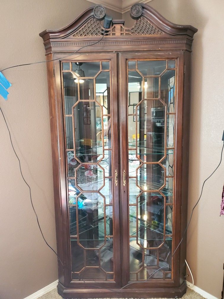 Georgerian Style Corner Cabinet 