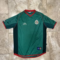 Vintage Atletica Mexico National Soccer Jersey Size Small 