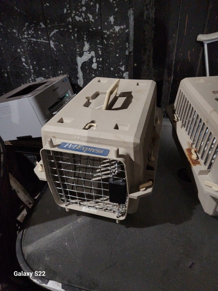 Pet Carrier, designed for transporting small pets like cats, puppies, or small dogs